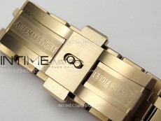 Royal Oak 37mm 15450 RG IPF 1:1 Best Edition Silver Dial on RG Bracelet SA3120 Super Clone