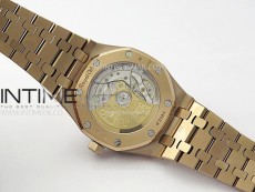 Royal Oak 37mm 15450 RG IPF 1:1 Best Edition Silver Dial on RG Bracelet SA3120 Super Clone