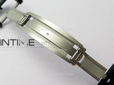 RM035-03 White Carbon/Blue Crown Z Factory Skeleton Dial on Black Rubber Strap Asian Skeleton movement