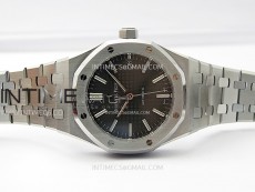 Royal Oak 37mm 15450 SS APSF 1:1 Best Edition Gray Textured Dial on SS Bracelet SA3120 Super Clone