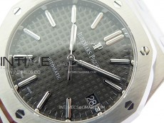 Royal Oak 37mm 15450 SS APSF 1:1 Best Edition Gray Textured Dial on SS Bracelet SA3120 Super Clone