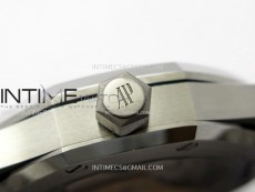 Royal Oak 37mm 15450 SS APSF 1:1 Best Edition Gray Textured Dial on SS Bracelet SA3120 Super Clone