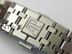 Royal Oak 37mm 15450 SS APSF 1:1 Best Edition Gray Textured Dial on SS Bracelet SA3120 Super Clone