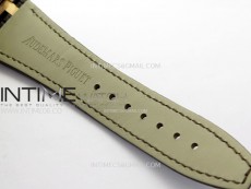 Royal Oak Chrono 26331ST RG IPF 1:1 Best Edition Gray Dial rose gold subdial on Blue Leather Strap A7750