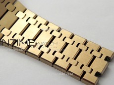 Royal Oak Chrono 26331ST RG IPF 1:1 Best Edition Blue Dial rose gold subdial on SS Bracelet A7750