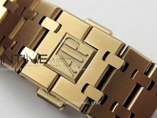 Royal Oak Chrono 26331ST RG IPF 1:1 Best Edition Blue Dial rose gold subdial on SS Bracelet A7750