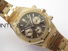 Royal Oak Chrono 26331ST RG IPF 1:1 Best Edition Gray Dial rose gold subdial on SS Bracelet A7750