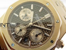 Royal Oak Chrono 26331ST RG IPF 1:1 Best Edition Gray Dial rose gold subdial on SS Bracelet A7750