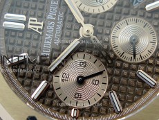 Royal Oak Chrono 26331ST RG IPF 1:1 Best Edition Gray Dial rose gold subdial on SS Bracelet A7750