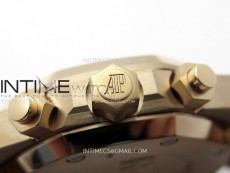 Royal Oak Chrono 26331ST RG IPF 1:1 Best Edition Gray Dial rose gold subdial on SS Bracelet A7750