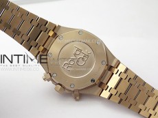 Royal Oak Chrono 26331ST RG IPF 1:1 Best Edition Gray Dial rose gold subdial on SS Bracelet A7750