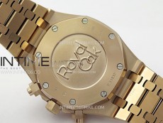Royal Oak Chrono 26331ST RG IPF 1:1 Best Edition Gray Dial rose gold subdial on SS Bracelet A7750