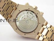Royal Oak Chrono 26331ST RG IPF 1:1 Best Edition Gray Dial rose gold subdial on SS Bracelet A7750