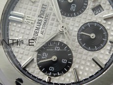 Royal Oak Chrono 26331ST SS IPF 1:1 Best Edition Silver Dial Black subdial on SS Bracelet A7750
