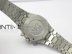 Royal Oak Chrono 26331ST SS IPF 1:1 Best Edition Silver Dial Black subdial on SS Bracelet A7750