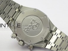 Royal Oak Chrono 26331ST SS IPF 1:1 Best Edition Black Dial Blue subdial on SS Bracelet A7750