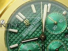 Royal Oak Chrono 26331ST YG IPF 1:1 Best Edition Green Dial Green subdial on SS Bracelet A7750
