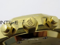 Royal Oak Chrono 26331ST YG IPF 1:1 Best Edition Green Dial Green subdial on SS Bracelet A7750