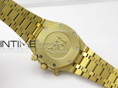 Royal Oak Chrono 26331ST YG IPF 1:1 Best Edition Green Dial Green subdial on SS Bracelet A7750