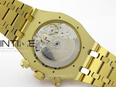 Royal Oak Chrono 26331ST YG IPF 1:1 Best Edition Green Dial Green subdial on SS Bracelet A7750