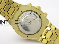 Royal Oak Chrono 26331ST YG IPF 1:1 Best Edition Green Dial Green subdial on SS Bracelet A7750