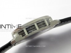Octo 102910 SS AXF Best Edition Skeleton Dial on Black Leather Strap Asian BVL206 Tourbillon Movement