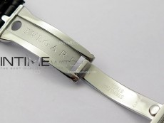 Octo 102910 SS AXF Best Edition Skeleton Dial on Black Leather Strap Asian BVL206 Tourbillon Movement