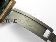 Big Pilot IW329702 Bronze M+F 1:1 Best Edition Green Dial On Brown Leather Strap SEIKO 8N-24