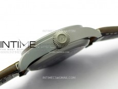 Big Pilot IW329701 Ti M+F 1:1 Best Edition Black Dial on Brown Leather Strap SEIKO 8N-24