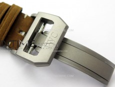 Big Pilot IW329701 Ti M+F 1:1 Best Edition Black Dial on Brown Leather Strap SEIKO 8N-24
