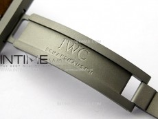 Big Pilot IW329701 Ti M+F 1:1 Best Edition Black Dial on Brown Leather Strap SEIKO 8N-24