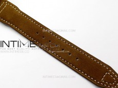 Big Pilot IW329701 Ti M+F 1:1 Best Edition Black Dial on Brown Leather Strap SEIKO 8N-24