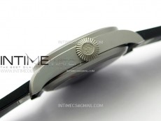 Big Pilot IW329701 SS M+F 1:1 Best Edition Black Dial on Black Rubber Strap SEIKO 8N-24