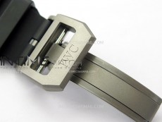 Big Pilot IW329701 SS M+F 1:1 Best Edition Black Dial on Black Rubber Strap SEIKO 8N-24
