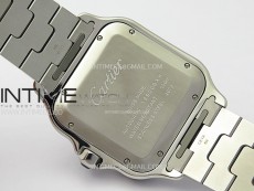 Santos de Cartier 40mm SS 2018 BVF 1:1 Best Edition Green Dial on SS SmartLinks Bracelet MIYOTA 9015(Free Leather Strap)