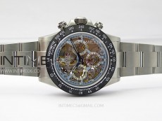 Daytona Montoya SONIC Best Edition Carbon Bezel Skeleton Dial on SS Oyster Bracelet SA4130