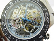 Daytona Montoya SONIC Best Edition Carbon Bezel Skeleton Dial on SS Oyster Bracelet SA4130