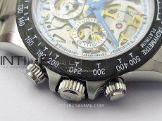 Daytona Montoya SONIC Best Edition Carbon Bezel Skeleton Dial on SS Oyster Bracelet SA4130