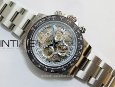 Daytona Montoya SONIC Best Edition Carbon Bezel Skeleton Dial on SS Oyster Bracelet SA4130