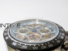 Daytona Montoya SONIC Best Edition Carbon Bezel Skeleton Dial on SS Oyster Bracelet SA4130