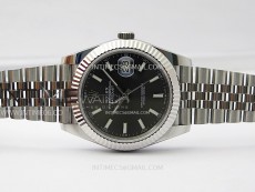 DateJust 41mm 126334 904 SS ARF 1:1 Best Edition Rhodium Dial Sticks Markers on Jubilee Bracelet SH3235
