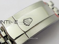 DateJust 41mm 126334 904 SS ARF 1:1 Best Edition Rhodium Dial Sticks Markers on Jubilee Bracelet SH3235