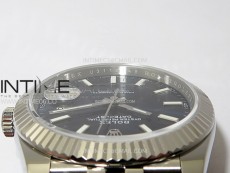 DateJust 41mm 126334 904 SS ARF 1:1 Best Edition Blue Dial Sticks Markers on Jubilee Bracelet SH3235