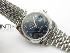 DateJust 41mm 126334 904 SS ARF 1:1 Best Edition Blue Dial Roman Markers on Jubilee Bracelet SH3235