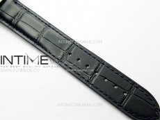 Santos Dumont 43.5mm SS F1F Best Edition Silver Dial on Blue Leather Strap Quartz