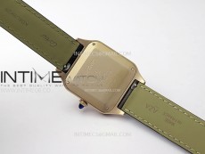 Santos Dumont 43.5mm RG F1F Best Edition Silver Dial on Brown Leather Strap Quartz