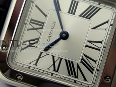 Santos Dumont 38mm SS F1F Best Edition Silver Dial on Blue Leather Strap Quartz