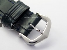Santos Dumont 38mm SS F1F Best Edition Silver Dial on Blue Leather Strap Quartz