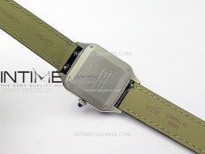 Santos Dumont 38mm SS F1F Best Edition Silver Dial on Blue Leather Strap Quartz