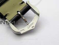 Santos Dumont 38mm SS/RG F1F Best Edition Silver Dial on Black Leather Strap Quartz
